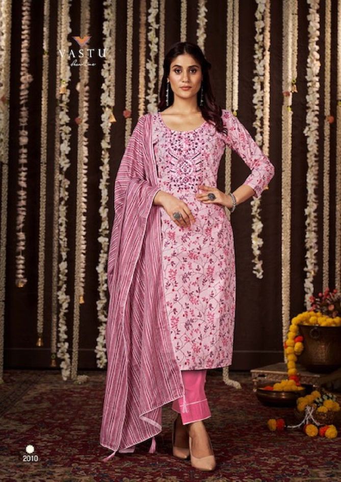 Vastu Gulmohar Vol 1 Designer Cotton Dress Material Collection
